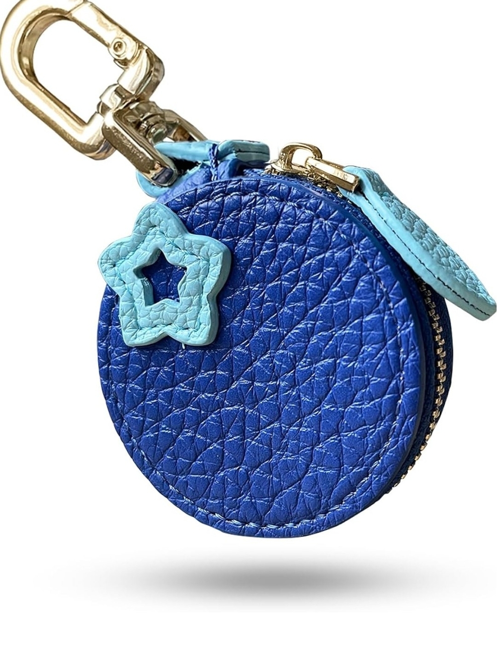 Charms & Co. Blueberry Coin Purse Keychain Bag Charm NIP